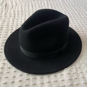 Scala Black Wool Felt Safari Hat